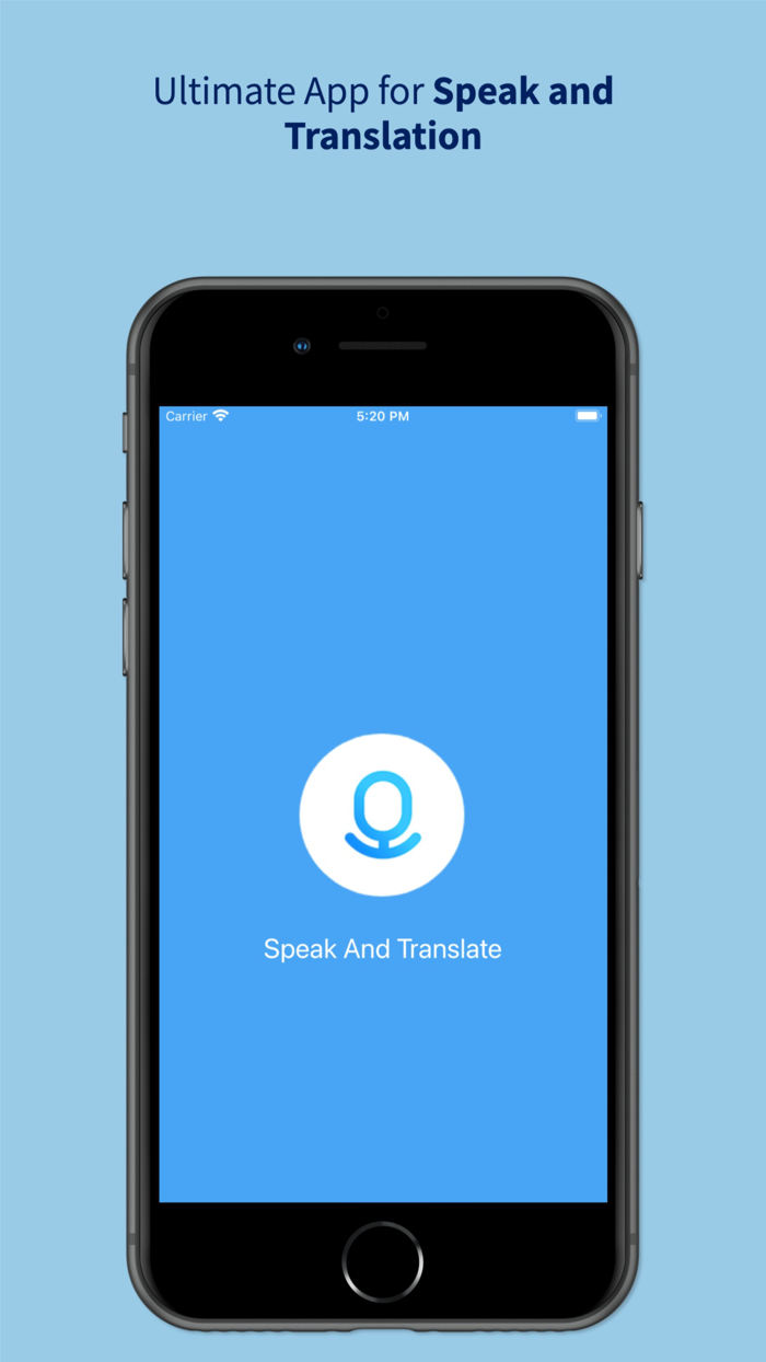 Speak and Translate App