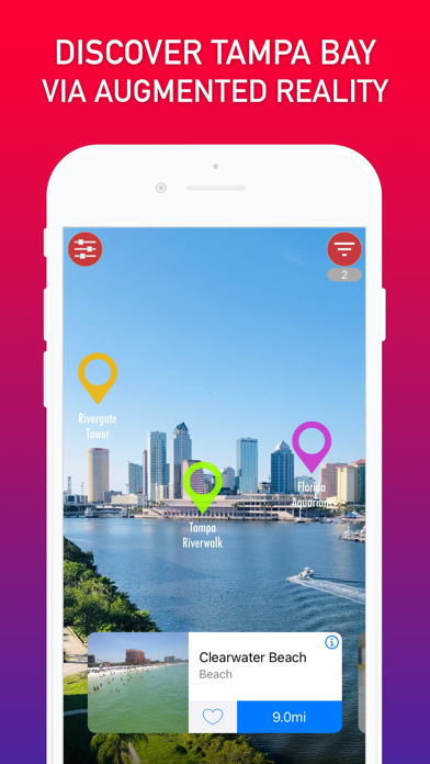 360 Tampa Bay AR Map Screenshot
