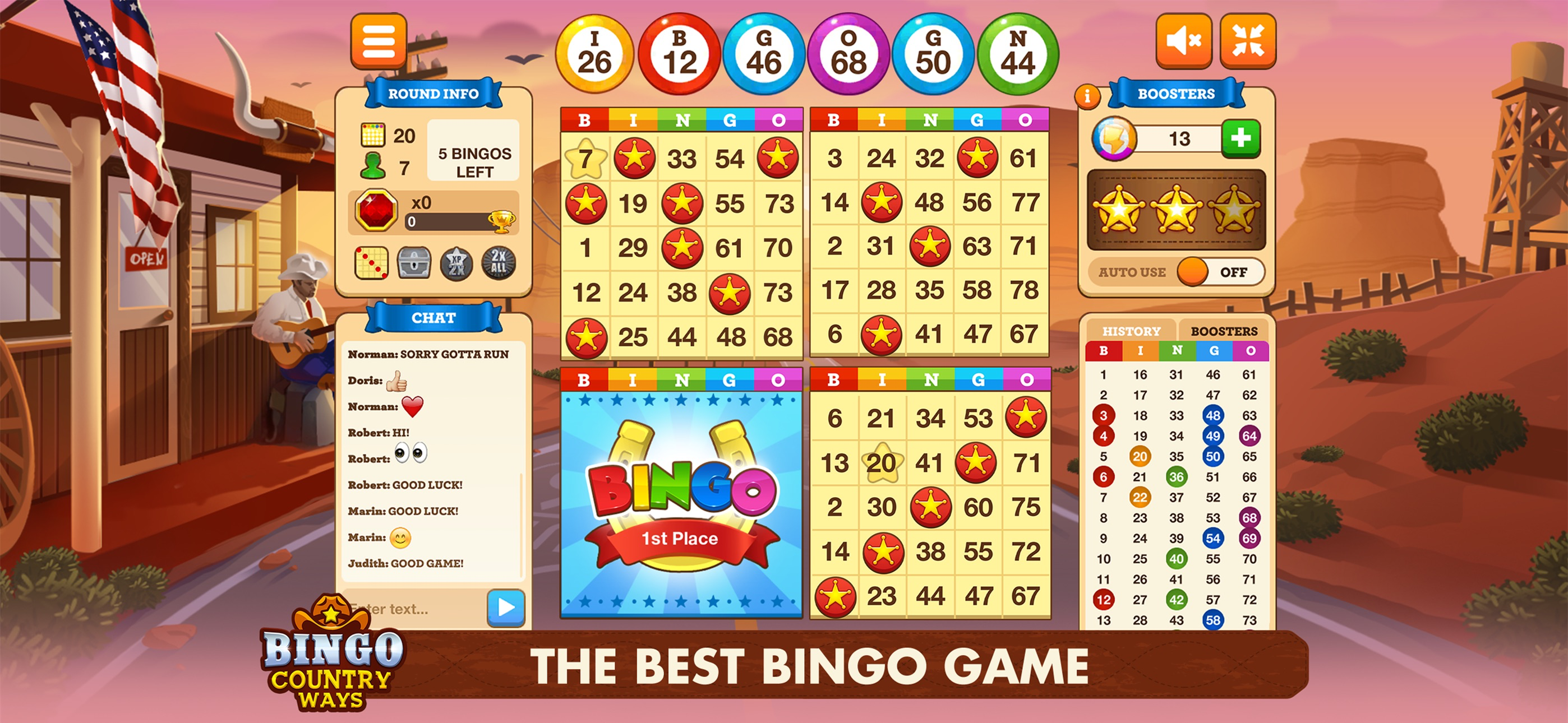 Bingo Country Ways -Bingo Live