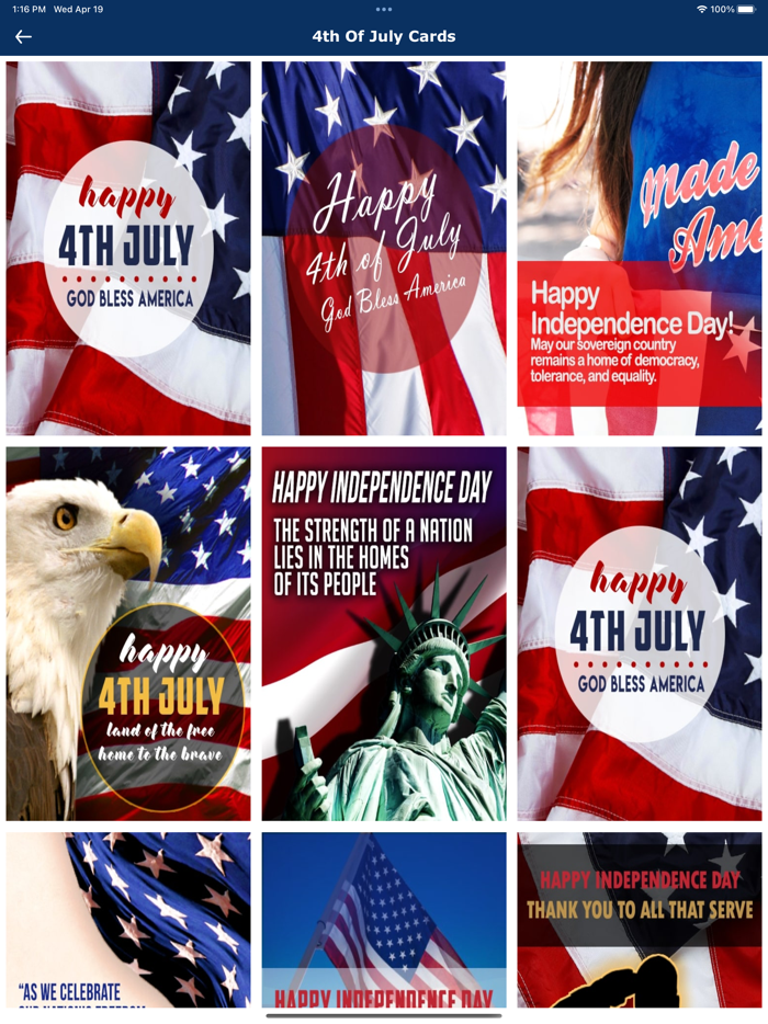 4th Of July Cards and Greetings