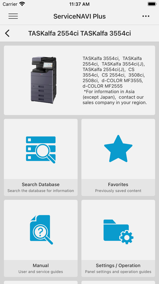 #4. ServiceNAVI Plus (iOS) 由: Kyocera Document Solutions Inc.