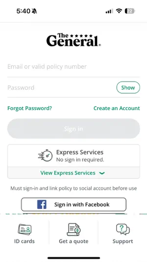The General Insurance App screenshot 1