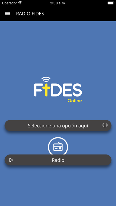 Radio Fides Online Screenshot