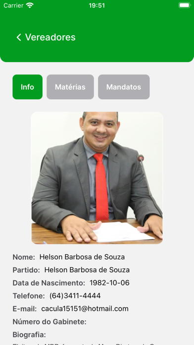 Câmara Municipal de Catalão Screenshot