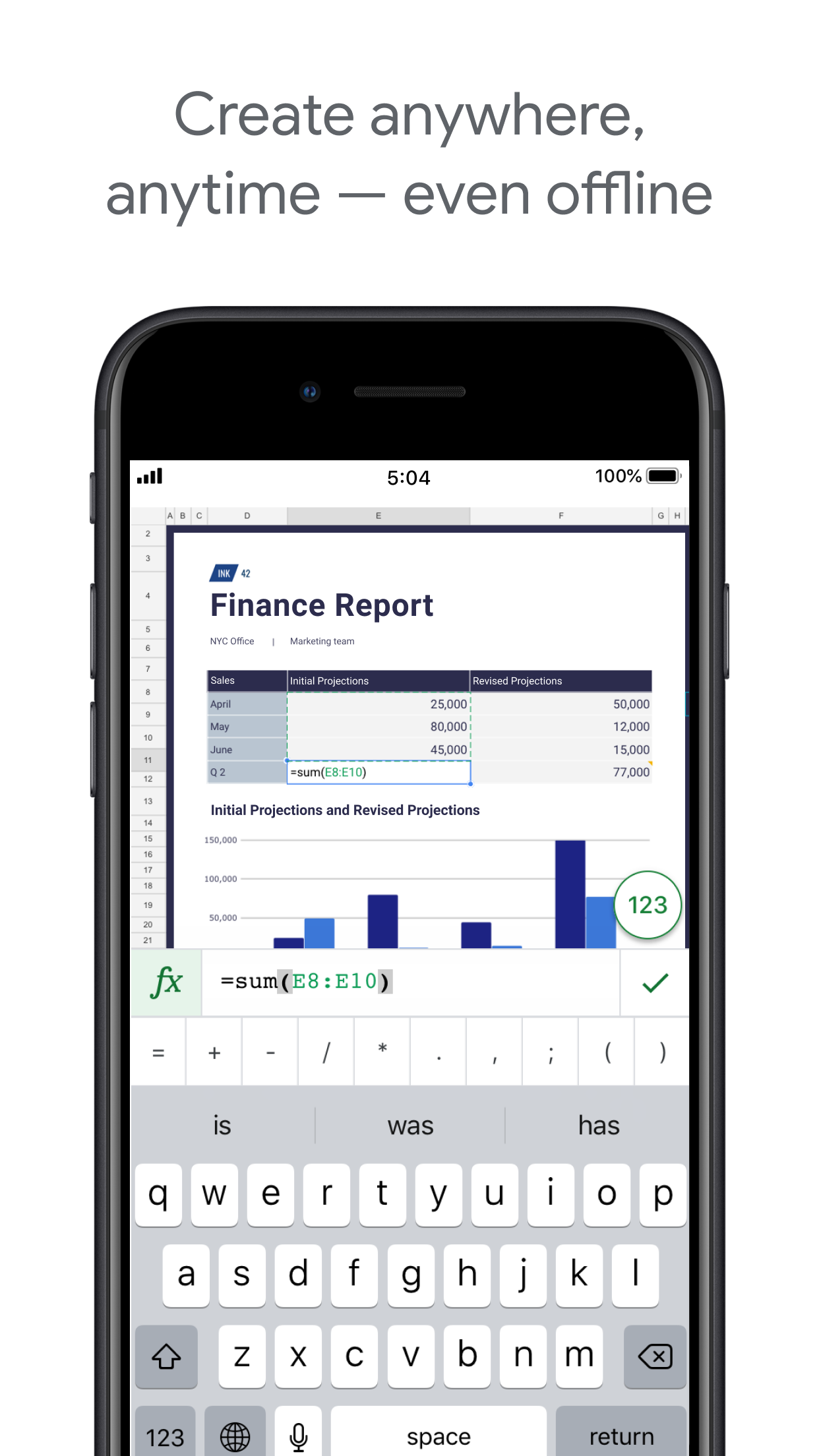 Google Sheets screenshot 3