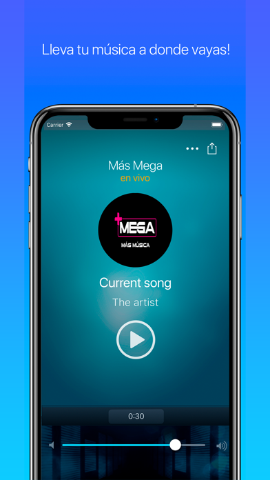 Más Mega FM Screenshot