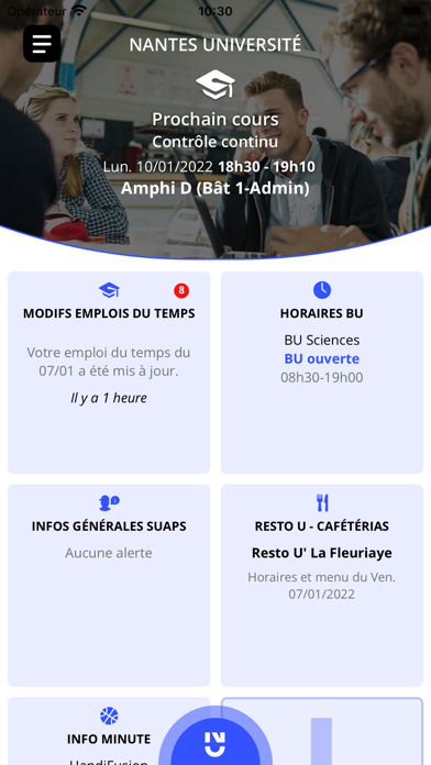 Screenshot #1 pour Nantes Université