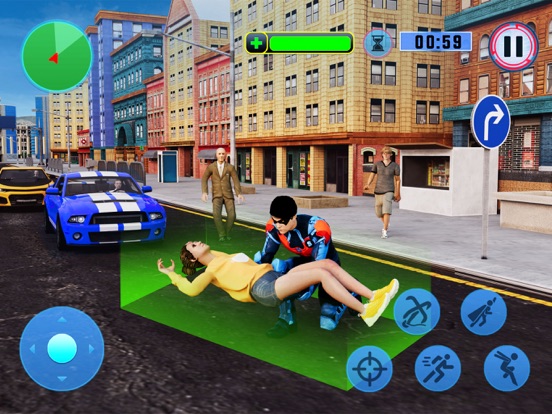 Super Rope Hero-City Rescue 3D