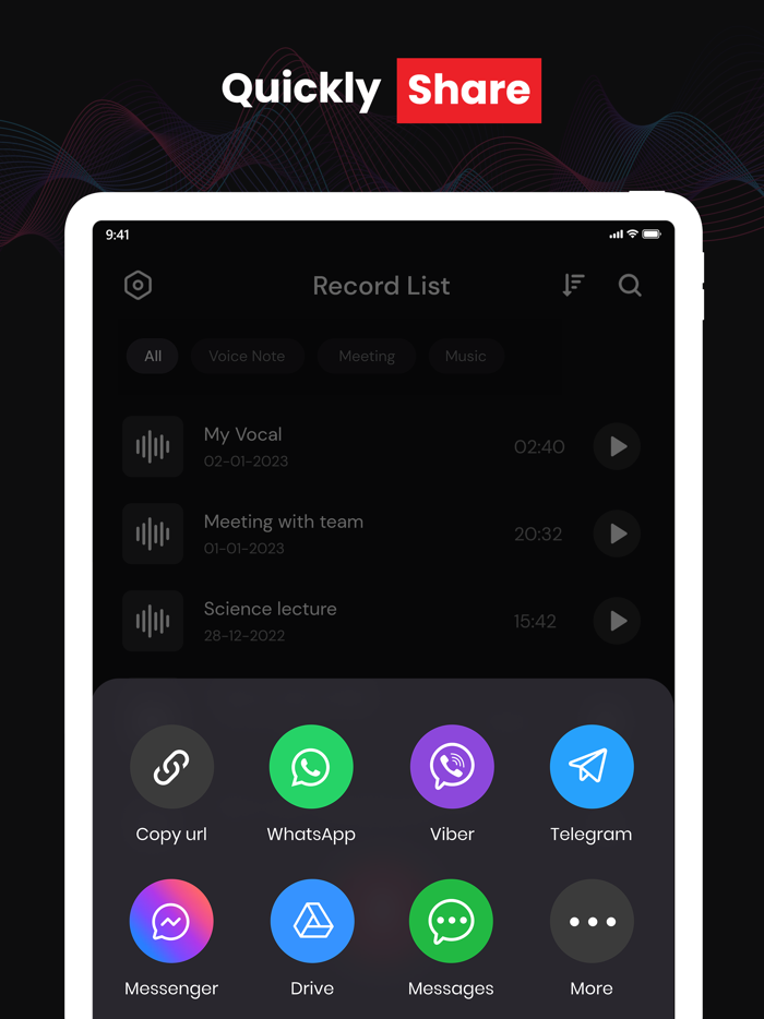 Recorder - Voice Memos