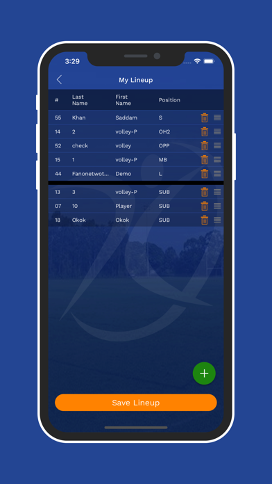 AthletesGoLive Volleyball Screenshot