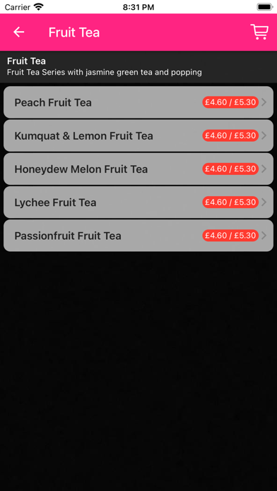 Boba Tea London Screenshot