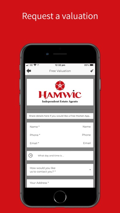 Hamwic Estate Agents Screenshot