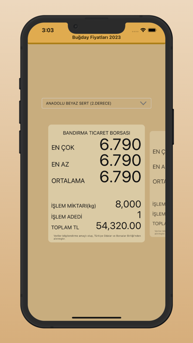 Buğday Fiyatları Screenshot