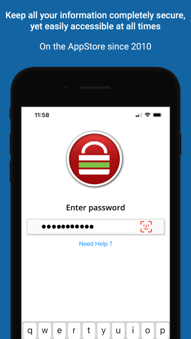 Password Safe - iPassSafe Screenshot