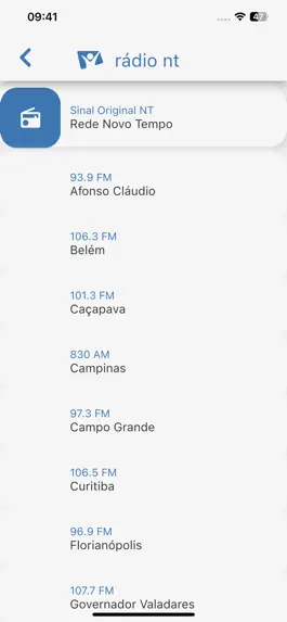 Game screenshot Rádio Novo Tempo apk