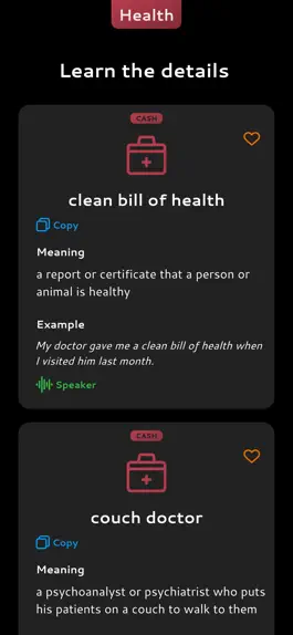 Game screenshot English Health Idioms apk