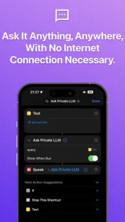 private llm - local ai chatbot iphone screenshot 4