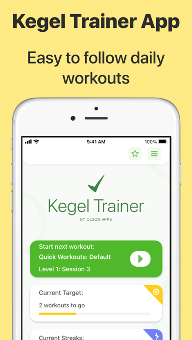 Kegel Trainer PFM Exercises Screenshot