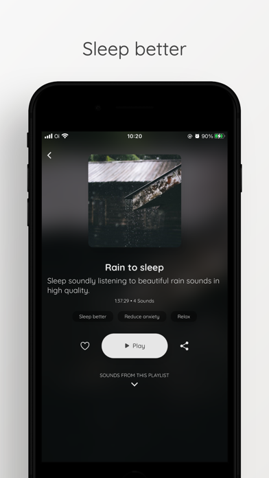 Mildd: Sleep sounds Screenshot