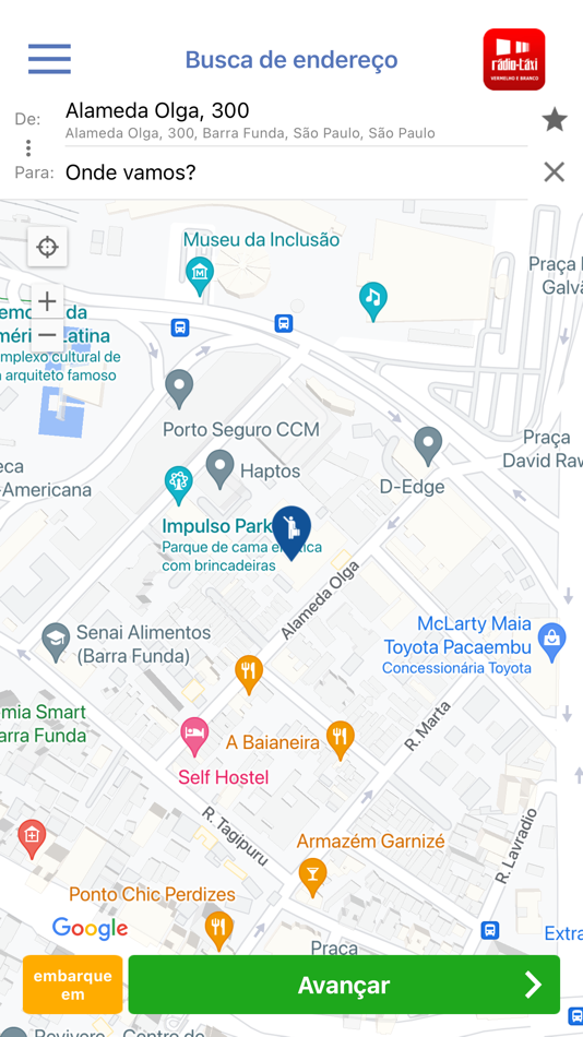 #2. Vermelho e Branco (iOS) 由: COOPERATIVA MISTA DE TRABALHO DOS MOTORISTAS AUTONOMOS DE TAXIS ESPECIAL DE SAO PAULO - RADIO TAXI