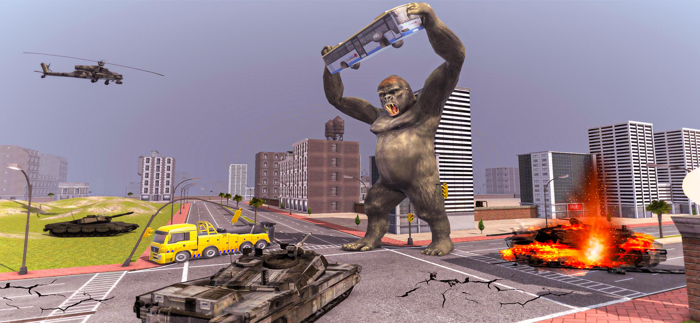 Angry Gorilla City Rampage 3D