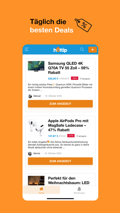 Hottip Schnäppchen & Deals Screenshot