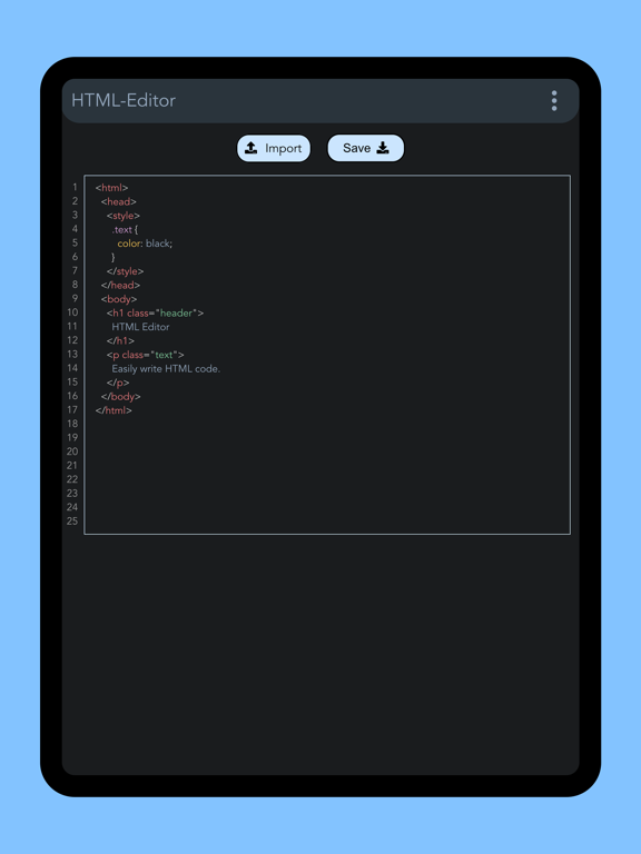 HTML Editor - .html Editor
