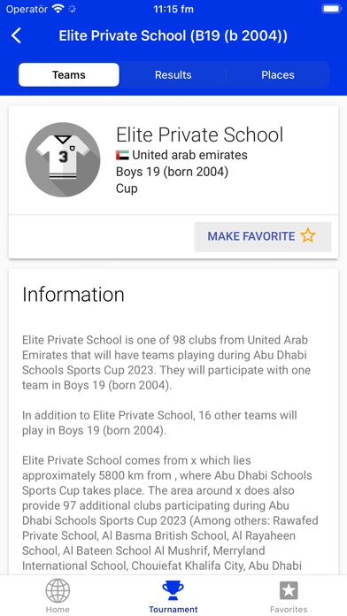 Abu Dhabi Schools Sports Cup Screenshot