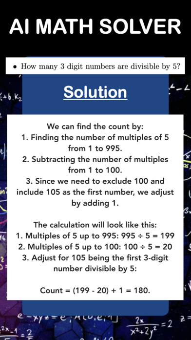 Pi - Math AI Solver Screenshot