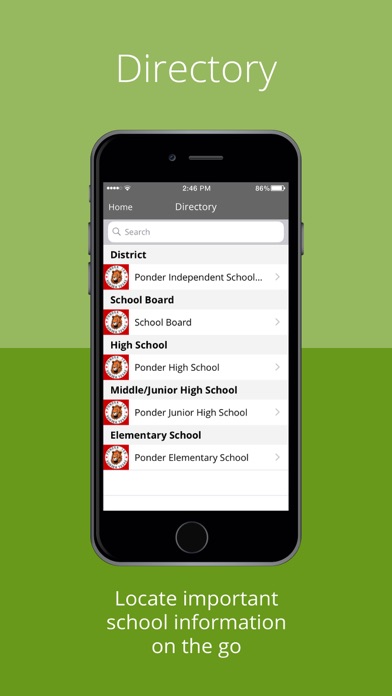 Ponder Indep School District Screenshot