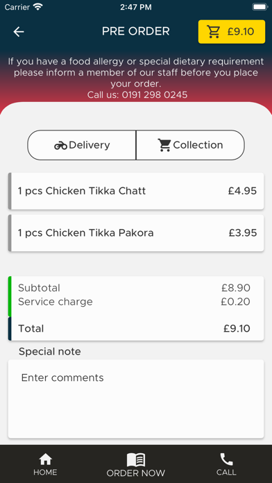 Seghill Tandoori Screenshot