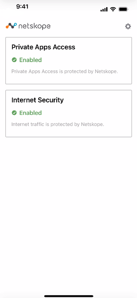 Netskope Client screenshot 1