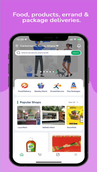 DoorHob - Food delivery & more Screenshot