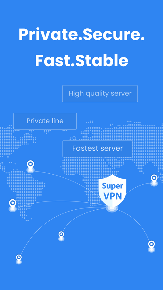 #1. Super VPN: Security & Privacy (iOS) Podle: Stacom Technology limited