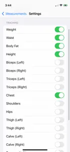 Body Measurement & Tracker screenshot #8 for iPhone