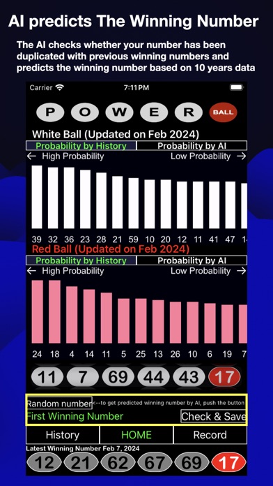 Powerball Analyzer Screenshot