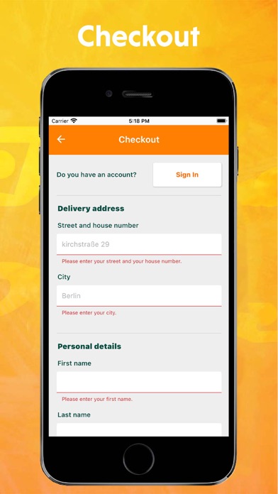 India Palace Restaurant Screenshot
