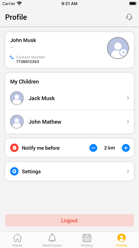 #5. Cool Bus Parent (iOS) 由: Aditi Tracking Support Private Limited