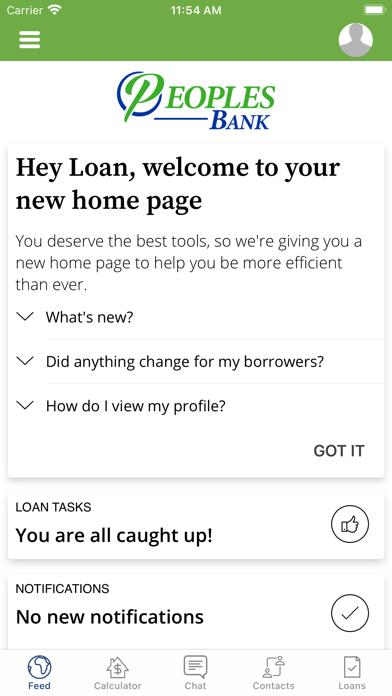 MyPeoplesBank Home Mortgage Screenshot