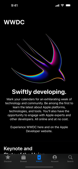 ‎Apple Developer Screenshot