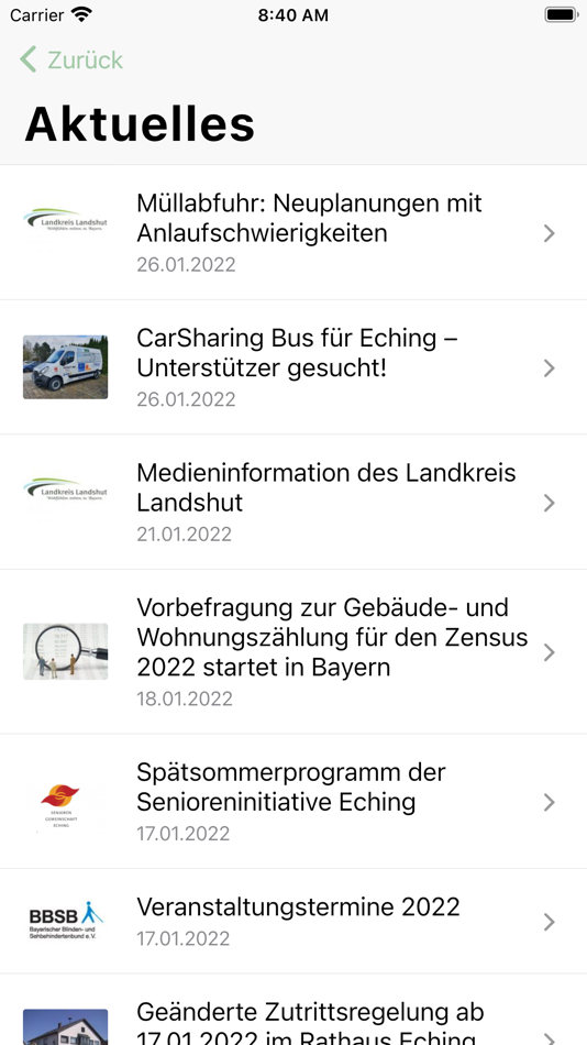 #2. Gemeinde Eching NDB (iOS) بواسطة: Gemeinde Eching in Niederbayern