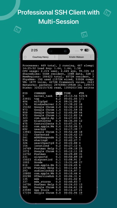 Screenshot #2 pour SSH Client - Terminal, Telnet