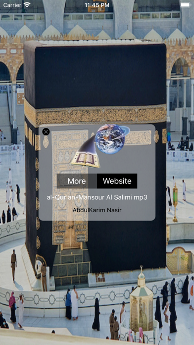 Quran Audio Mansour Al Salimi Screenshot