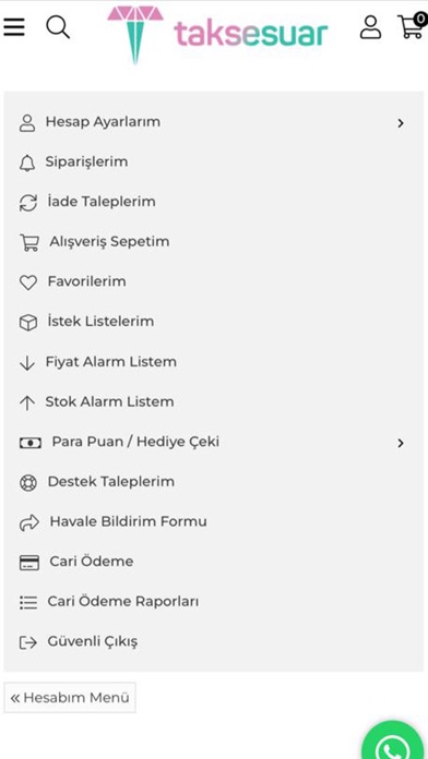 Taksesuar Screenshot