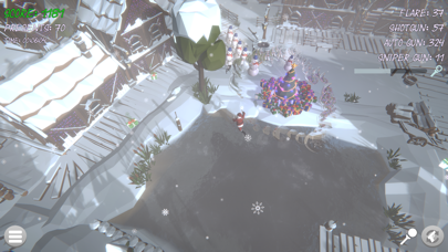 Santa Protects Christmas Tree Screenshot