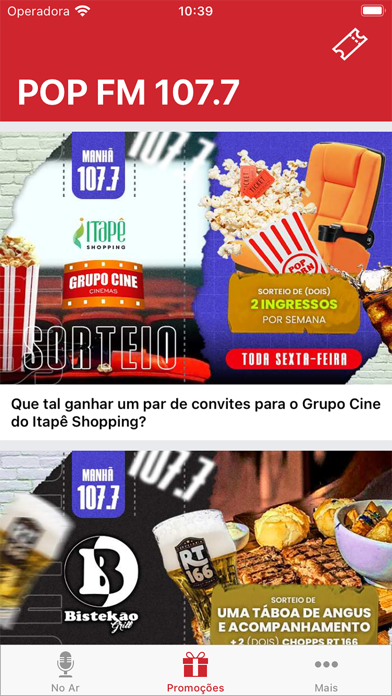 Pop FM 107.7 Screenshot