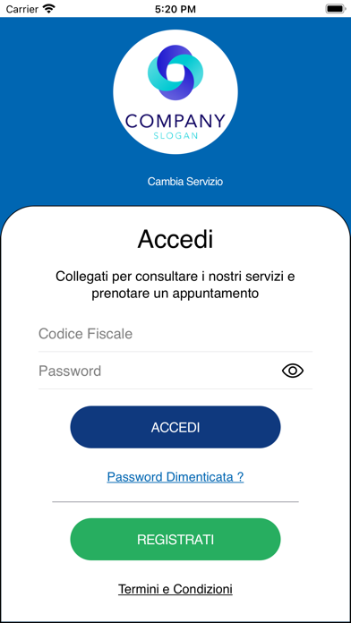 PrenotoQui Screenshot