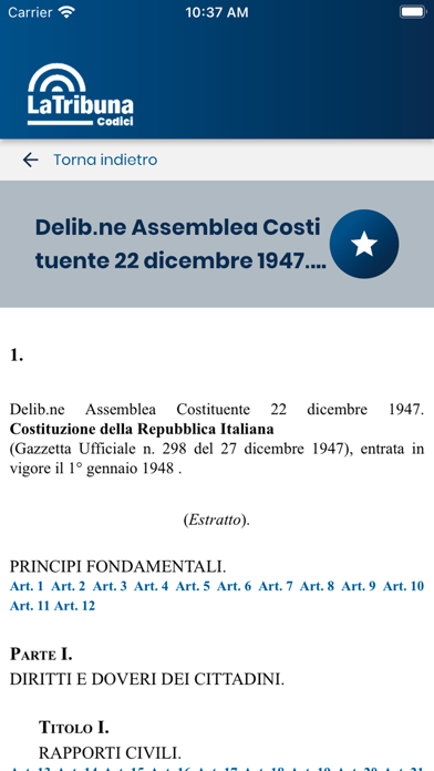TribunaCodici Screenshot