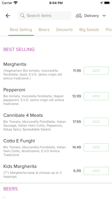 Taste Of Italy. Screenshot