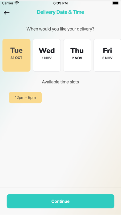 Washpro Laundry Pickup Service Screenshot